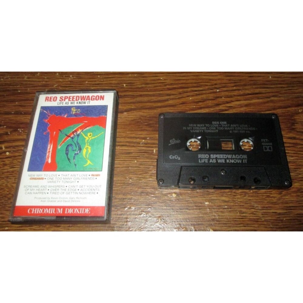 REO Speedwagon - Life as we Know it on cassette (CBS Records, Canada, 1987)